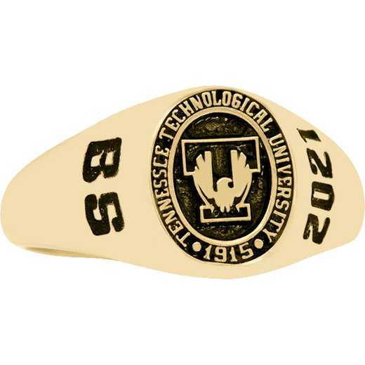 Tennessee Tech University Women's Extra-Extra-Small Oval Signet Ring